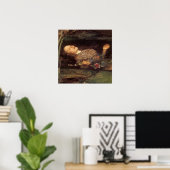Poster Peinture d'Ophelia (Bureau à domicile)