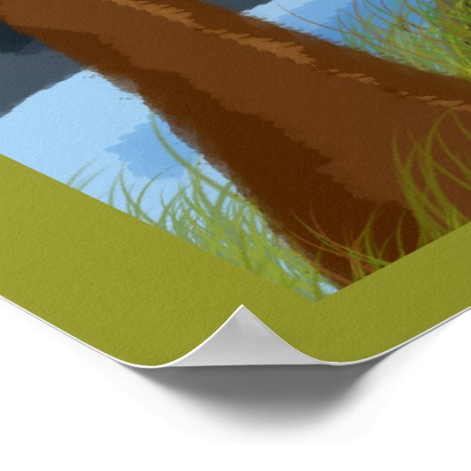 Poster Peinture d'orignal (Coin)