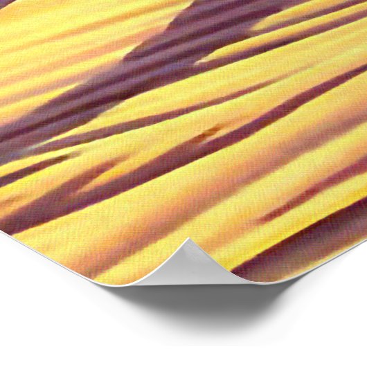 Poster Peinture d'ours polaire Imprimés Poster d'a (Coin)