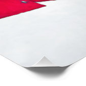 Poster Peinture Downy Woodpecker - Art original pour oise (Coin)