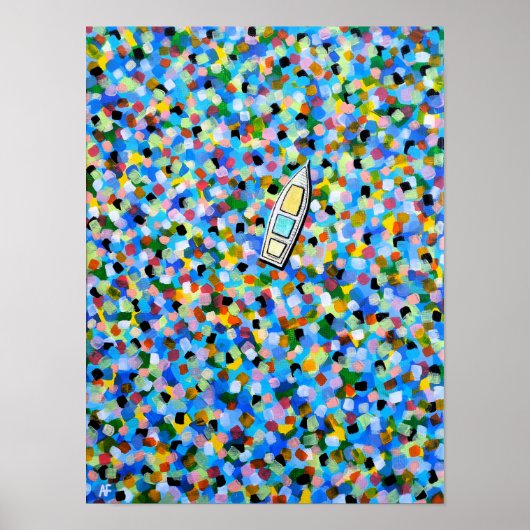 Poster Peinture Drifting through Dreams par Alfred Fox (Devant)