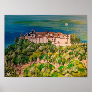 Poster Peinture du Monastère de San Miguel par Alfred Fox