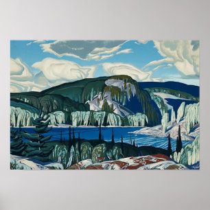 Poster Peinture du parc provincial Algonquin par AJ Casso