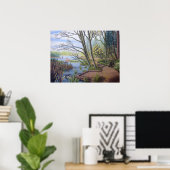 Poster Peinture du paysage de printemps Lost Lagoon Vanco (Bureau à domicile)