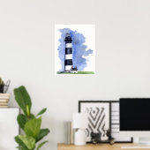 Poster Peinture du phare de Bodie Island (Bureau à domicile)