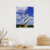 Poster Peinture du phare de Cape Hatteras (Cuisine)
