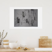 Poster Peinture du port de Brixham (Cuisine)