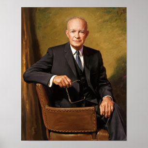 Poster Peinture du président Eisenhower