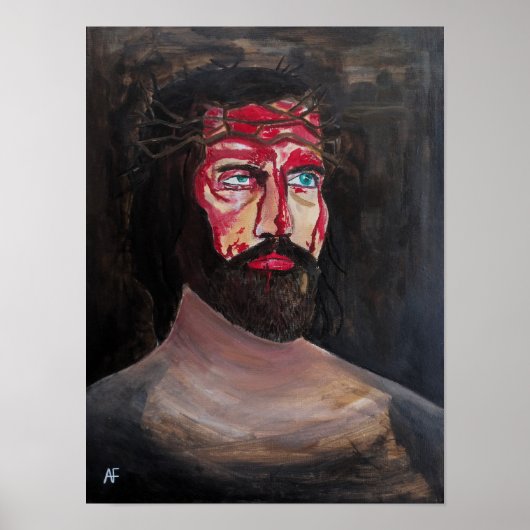 Poster Peinture du Sang du Christ par Alfred Fox (Devant)