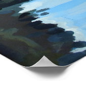 Poster Peinture d'un canal de Venise, Italie (Coin)