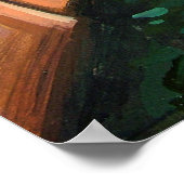 Poster Peinture d'un canal vénitien (Coin)