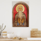 Poster Peinture D'Un Saint Âgé (Cuisine)