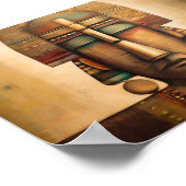 Poster Peinture égyptienne vintage (Coin)