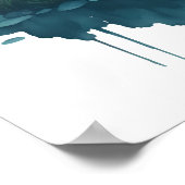 Poster peinture en bambou aquarelle (Coin)