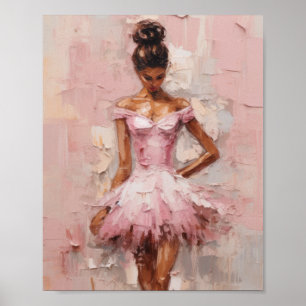 Poster Peinture en toile rustique Fermer le profil