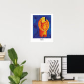 Poster Peinture ensemble (Bureau à domicile)