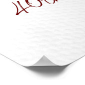 Poster Peinture et vin de gorgée et signe d'accueil à thè (Coin)