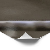 Poster Peinture européenne Robin rouge et gris (Coin)