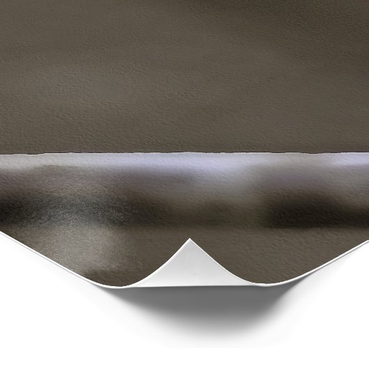 Poster Peinture européenne Robin rouge et gris (Coin)