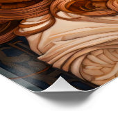 Poster Peinture féminine Art Nouveau (Coin)