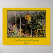 Poster Peinture fleur sauvage Créez votre propre devis (Devant)