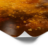 Poster Peinture forestière d'automne - Paysage d'automne (Coin)