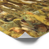 Poster Peinture gazée par John Singer Sargent (Coin)