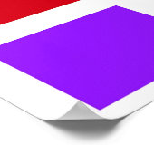 Poster Peinture géométrique Abstraite (Coin)