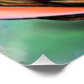 Poster Peinture Girl and Cat In Nature (Coin)