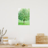 Poster Peinture impressionniste Abstraite à l'aquarelle a (Cuisine)