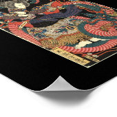 Poster Peinture japonaise de dragon vers 1860 (Coin)