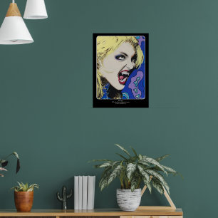 Poster Peinture « Kiss Hard » sur une