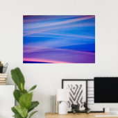 Poster Peinture lumineuse de traînées de couleurs abstrai (Bureau à domicile)