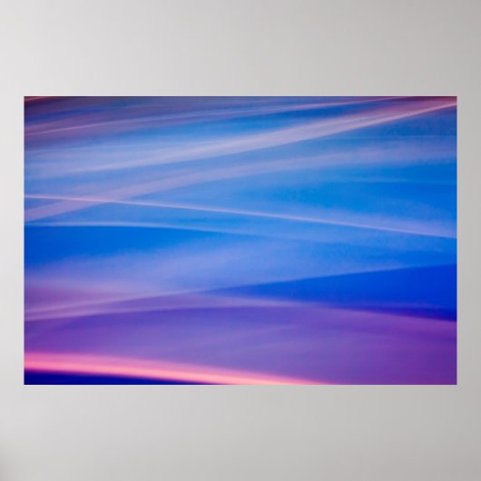 Poster Peinture lumineuse de traînées de couleurs abstrai (Devant)