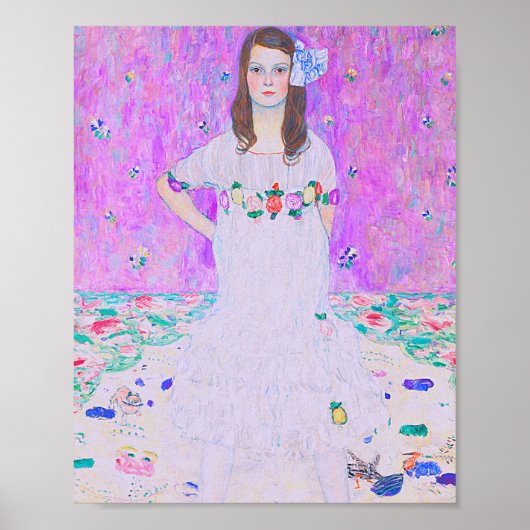 Poster Peinture Mäda Primavesi de Gustav Klimt (Devant)