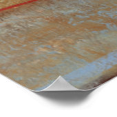 Poster Peinture moderne dans les tons de terre par Norman (Coin)