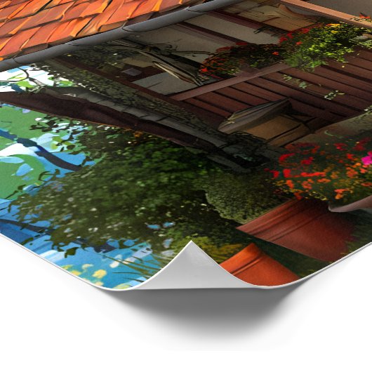 Poster peinture murale (Coin)