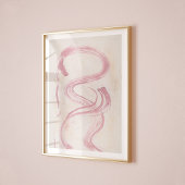 Poster peinture murale abstraite luxuriante