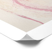 Poster peinture murale abstraite luxuriante (Coin)