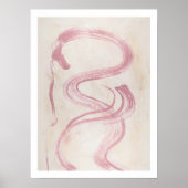 Poster peinture murale abstraite luxuriante (Devant)