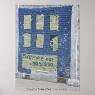 Poster Peinture murale de cour de récréation, Concordia,