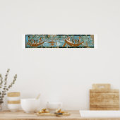 Poster Peinture murale du tombeau d'Ipuy, Thèbes, profond (Cuisine)