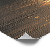 Poster Peinture murale minimaliste Paris Skyline - Tons d (Coin)