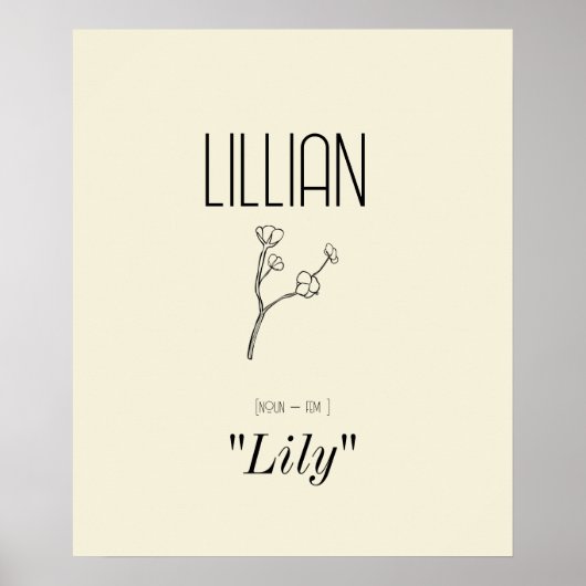 Poster Peinture murale minimaliste personnalisée (Devant)