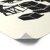 Poster Peinture murale minimaliste - Verset biblique Impr (Coin)