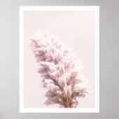 Poster Peinture murale minime rose gros plan (Devant)