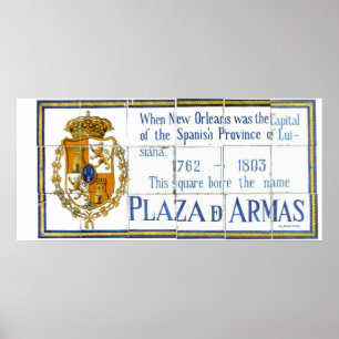 Poster Peinture murale Plaza De Arms