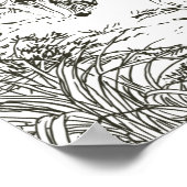 Poster Peinture murale Safari Vue panoramique, African La (Coin)