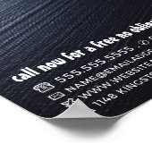 Poster Peinture noire, Peintre & Décorateur (Coin)