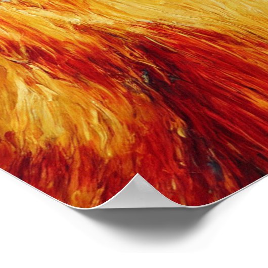 Poster Peinture numérique 3D Abstraite (Coin)